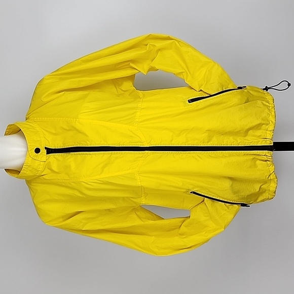 Helly Hansen Women's Yellow Packable Zip Up Golf Jacket Lightweight Size Medium - Picture 3 of 16